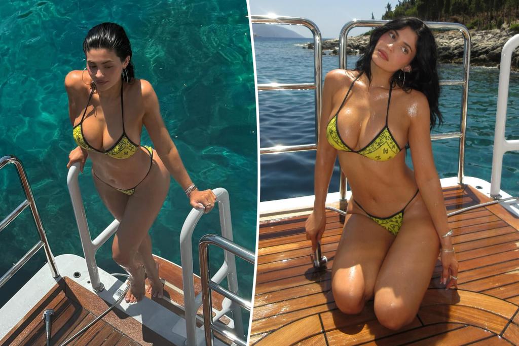 Kylie Jenner shares stunning bikini looks on Greece vacation