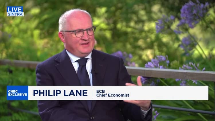 ECB's latest rate cycle is ‘done,’ Chief Economist Philip Lane says