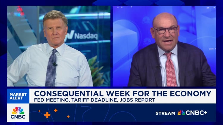 Consequential week for the economy: Fed meeting, tariff deadline, jobs report