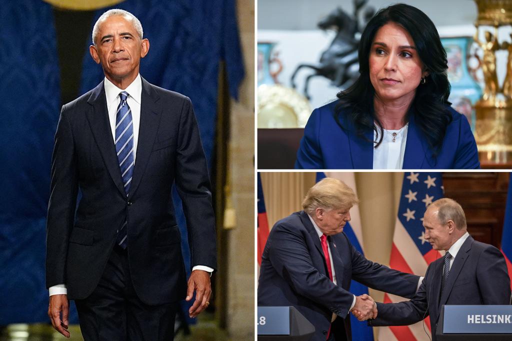Obama admin's 'treasonous conspiracy' in Trump-Russia probe referred to DOJ by Tulsi Gabbard
