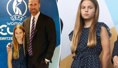 Princess Charlotte makes surprise appearance with Prince William at Euro 2025