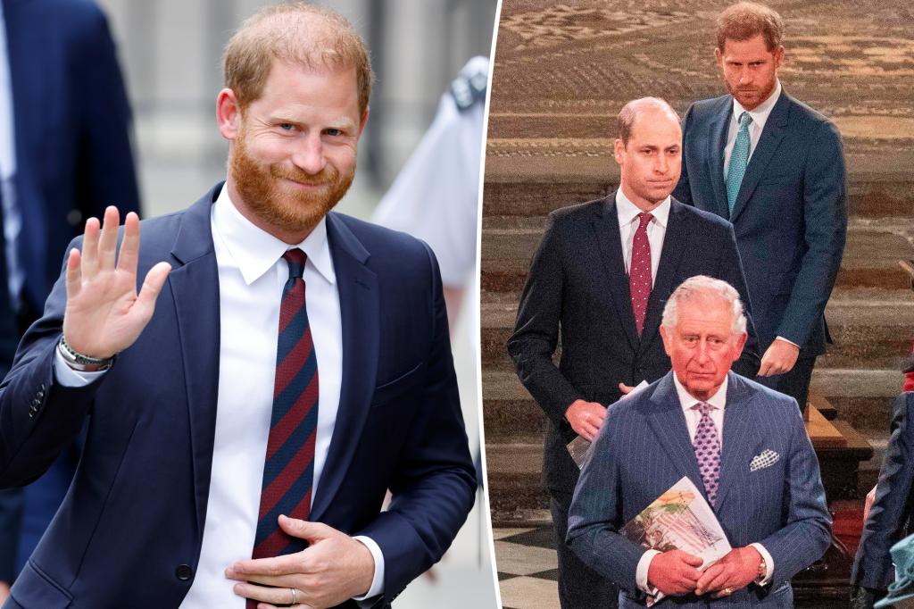 Prince Harry's latest peace offering to estranged dad King Charles, brother Prince William revealed 