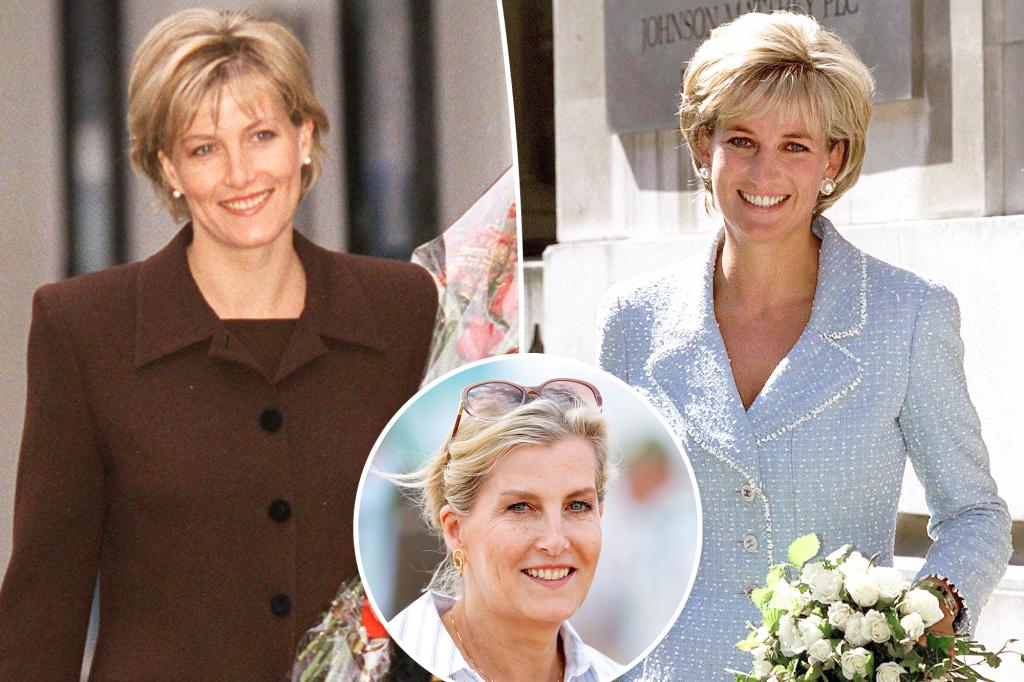 Sophie missed Princess Di's funeral because their resemblance was 'too upsetting': report