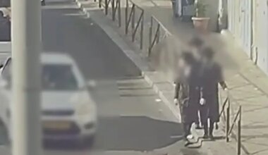 Watch: Arab driver throws coffee on haredi pedestrians