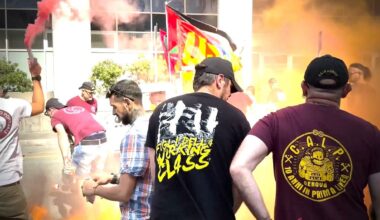 Europäische Hafenarbeiter stellen sich gegen Waffenexporte nach Israel