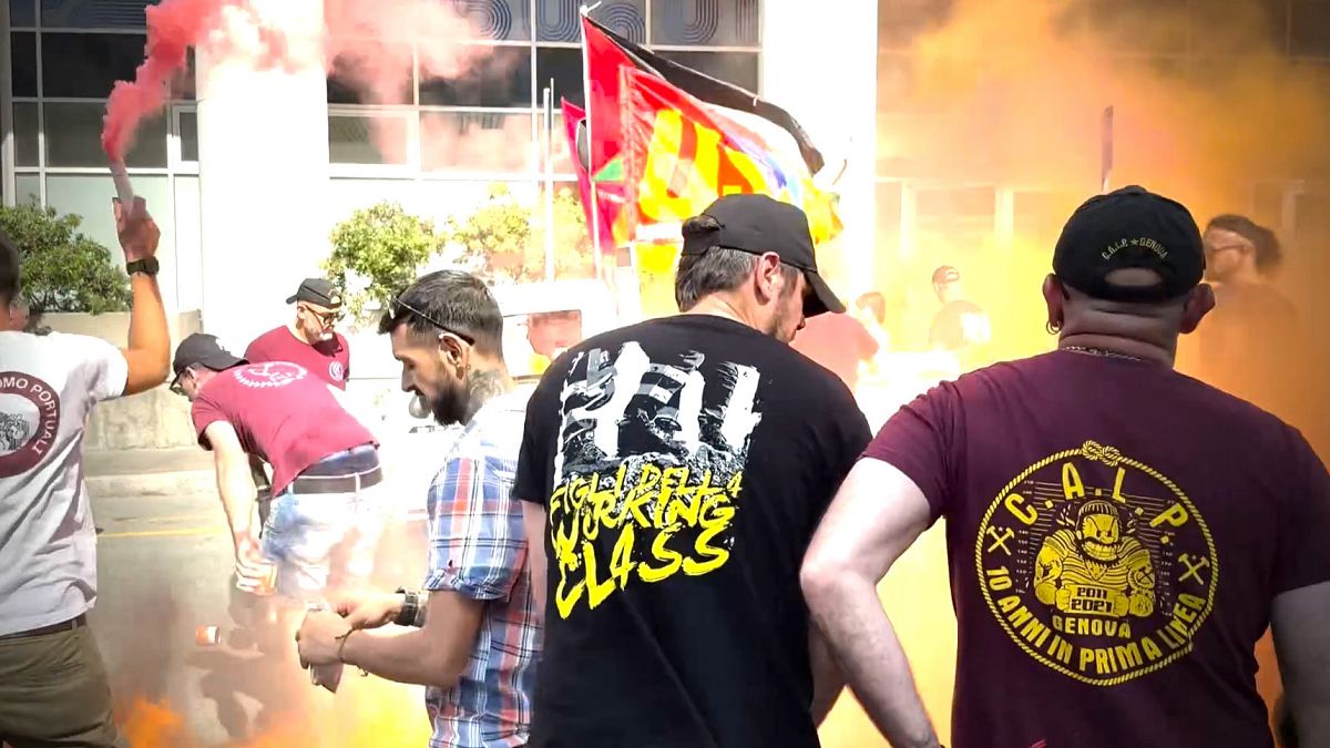 Europäische Hafenarbeiter stellen sich gegen Waffenexporte nach Israel