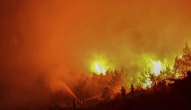 Firefighters in Cyprus battle huge wildfires that forced evacuation of four villages