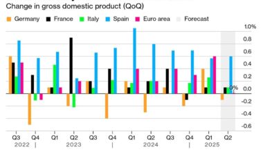 Euro-Zone Growth to Stall as Short-Lived Trade Boost Unwinds