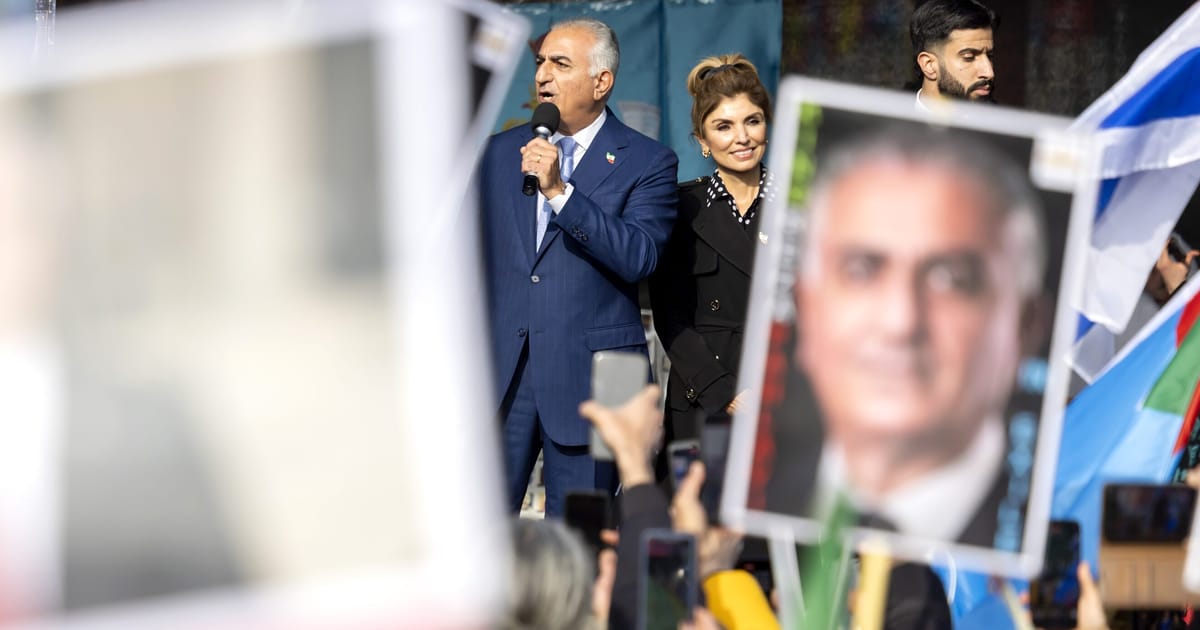 Exiled Iranian prince says 50,000 defectors have contacted him to help topple regime  – POLITICO