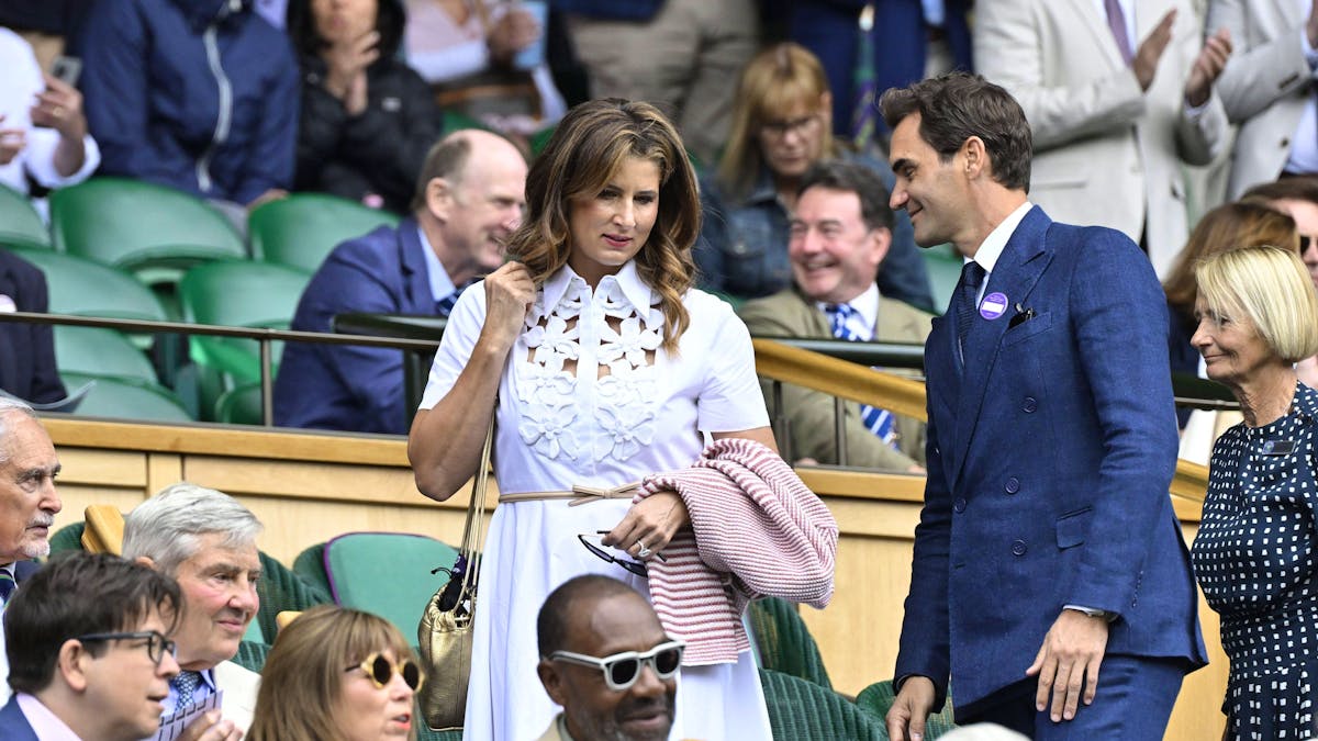 Wimbledon: Mirka Federers Outfit begeistert Tennis-Juwel