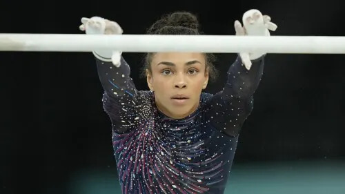 Olympics: Womens Gymnastics Practice