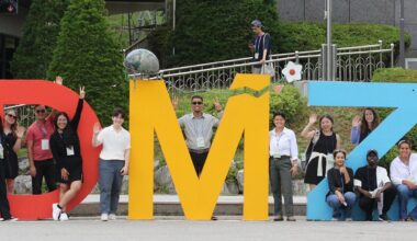 Young adults walk paths of peace in South Korea