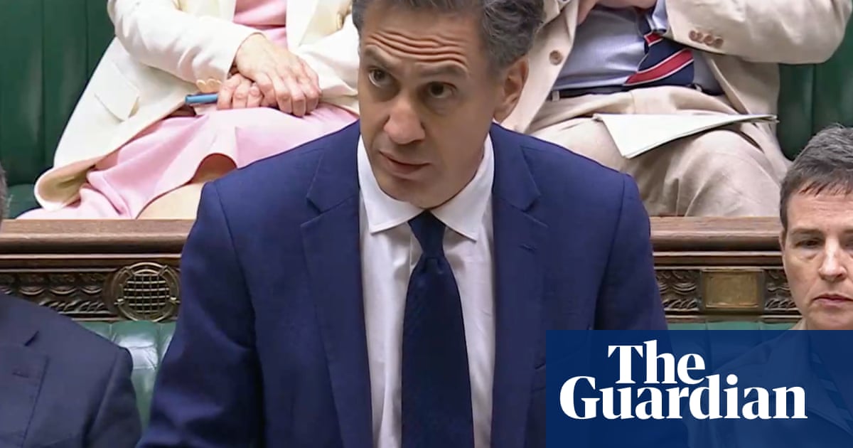 Ed Miliband says Tories are ‘anti-science’ for abandoning net zero consensus | Green politics