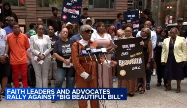 Politicians, pastors protest downtown Chicago as House gears up to vote on Trump's 'big beautiful bill,' citing Medicaid cut fears