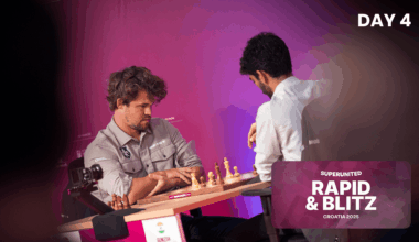 Carlsen Storms Into Lead As Gukesh Suffers On Day 4 Of Croatia Grand Chess Tour