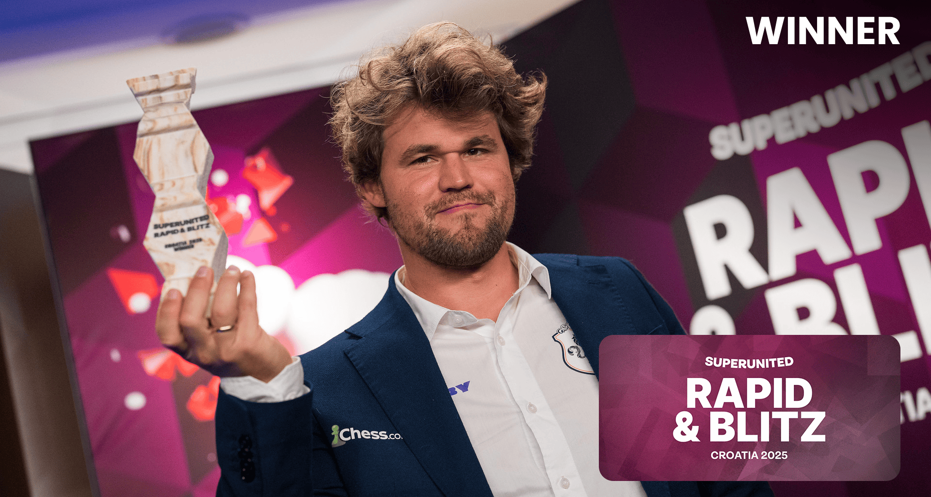 "B-Game" Enough As Carlsen Wins Croatia Rapid & Blitz