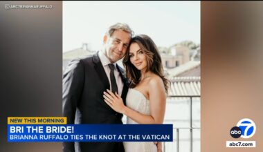 Meteorologist Brianna Ruffalo, actor Josh Lucas marry at the Vatican