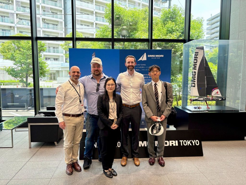 Formlabs and DMG MORI team members during a visit to DMG MORI’s Tokyo facility. Photo via Formlabs.