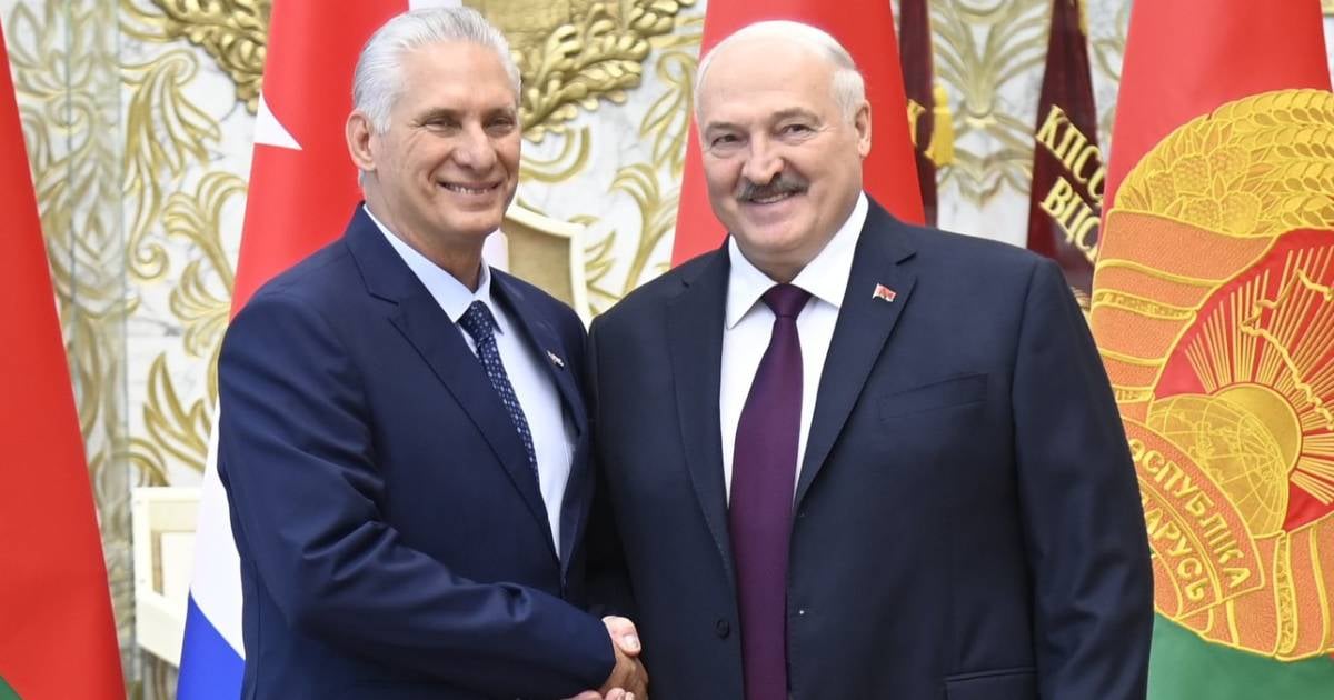 These were the luxurious gifts that Díaz-Canel brought to Lukashenko during his recent visit to Belarus