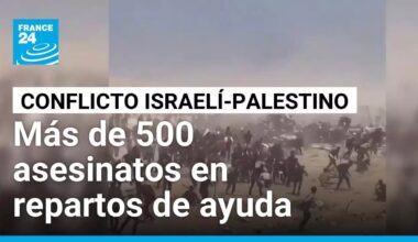 Más de 500 palestinos asesinados tras apertura de Fundación Humanitaria para Gaza • FRANCE 24