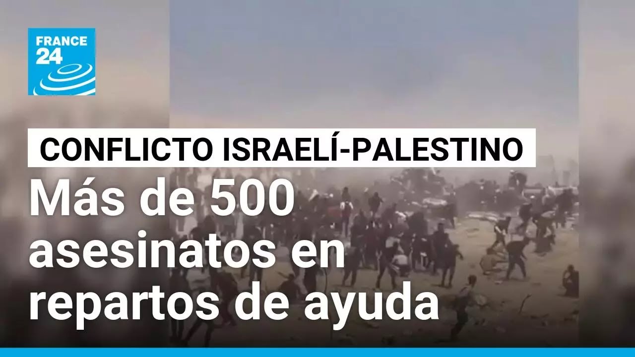Más de 500 palestinos asesinados tras apertura de Fundación Humanitaria para Gaza • FRANCE 24