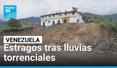 Lluvias torrenciales causan estragos en cinco estados de Venezuela • FRANCE 24 Español