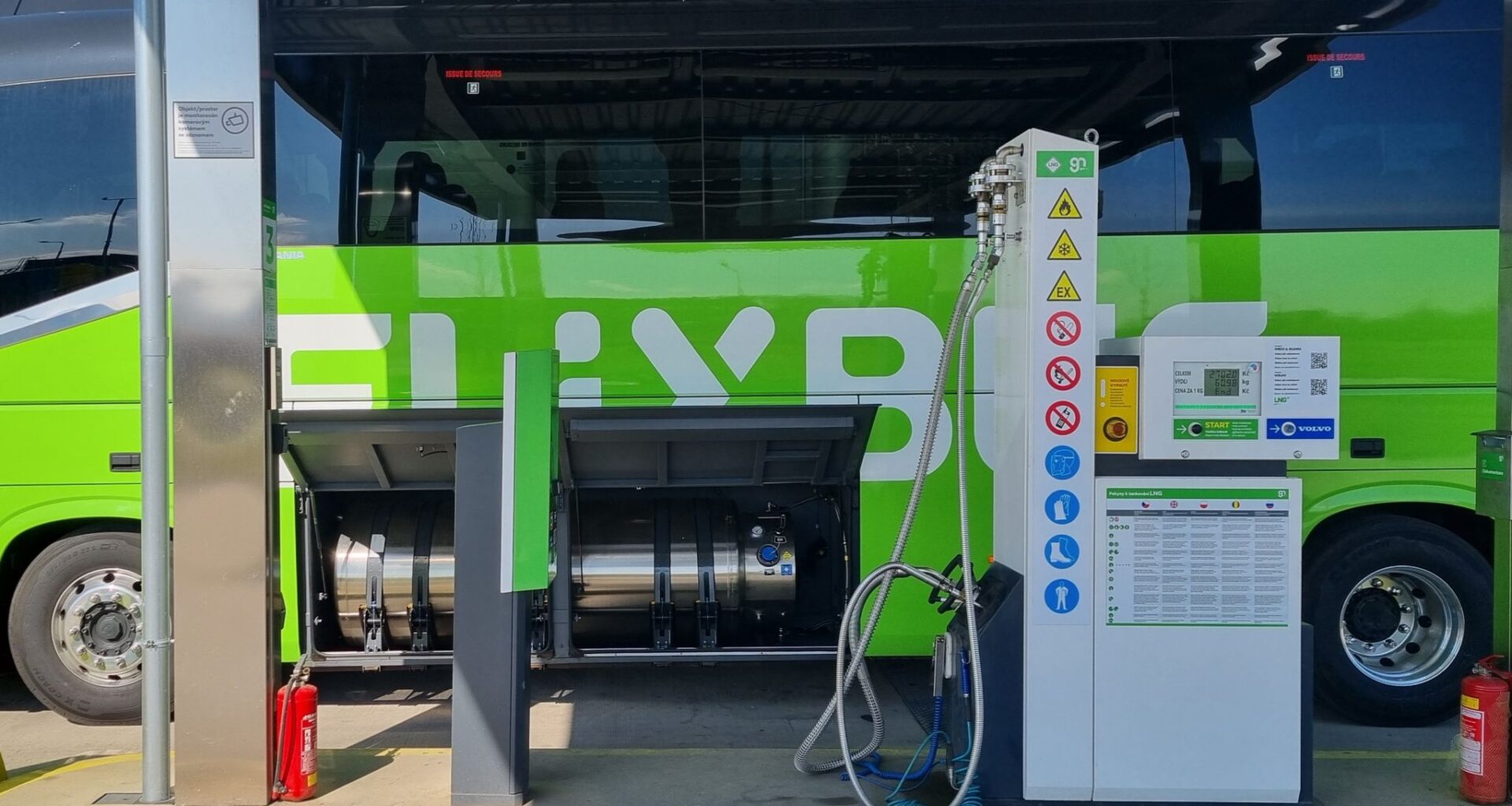 First long-distance LNG bus in Czechia and Poland, not just for Flix, but for the market