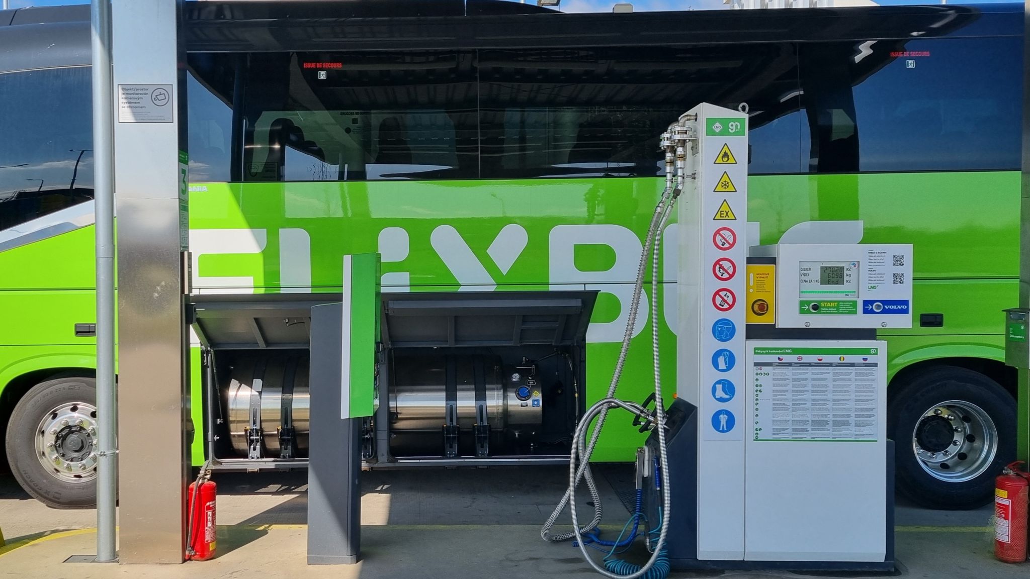 First long-distance LNG bus in Czechia and Poland, not just for Flix, but for the market