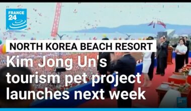 Pools and slides as North Korea set to open 'world class' tourist resort • FRANCE 24 English