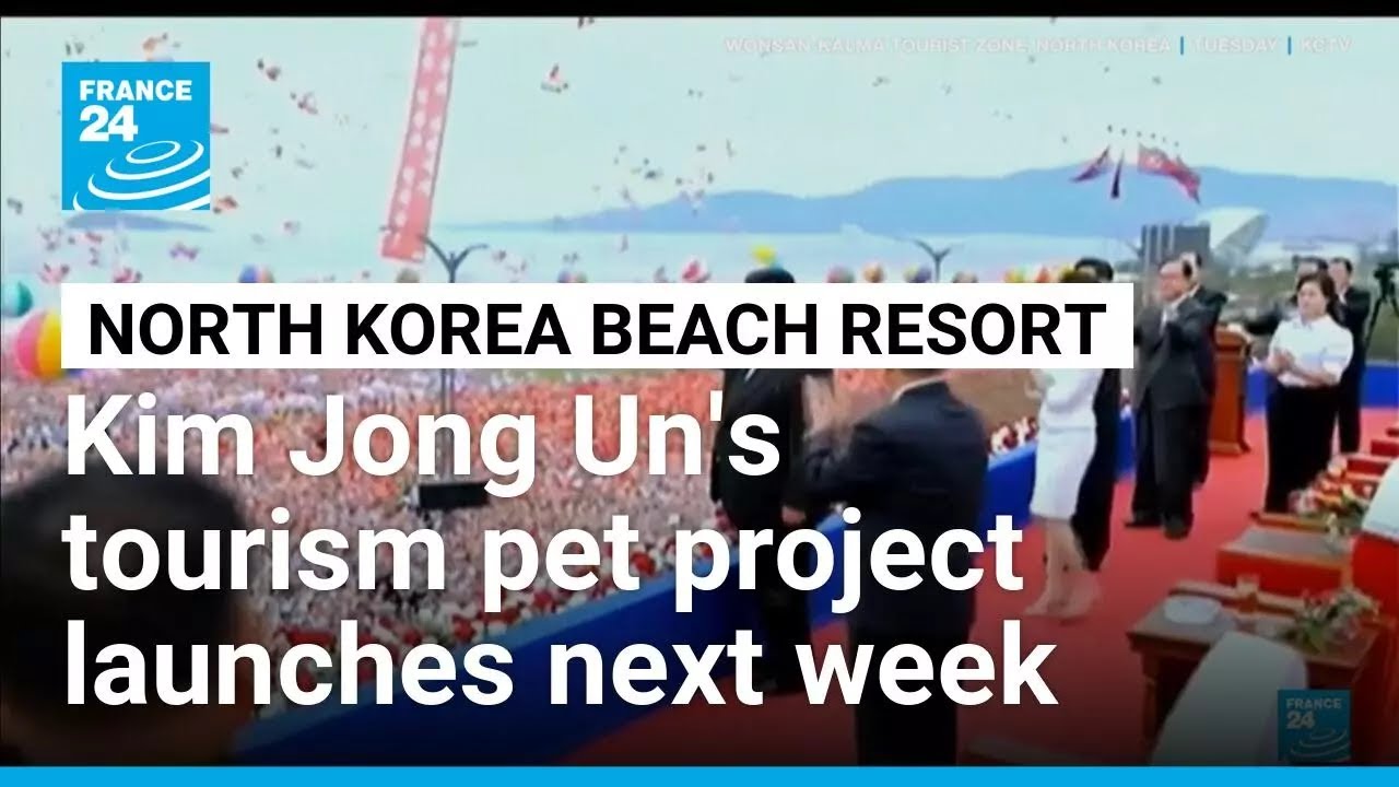 Pools and slides as North Korea set to open 'world class' tourist resort • FRANCE 24 English