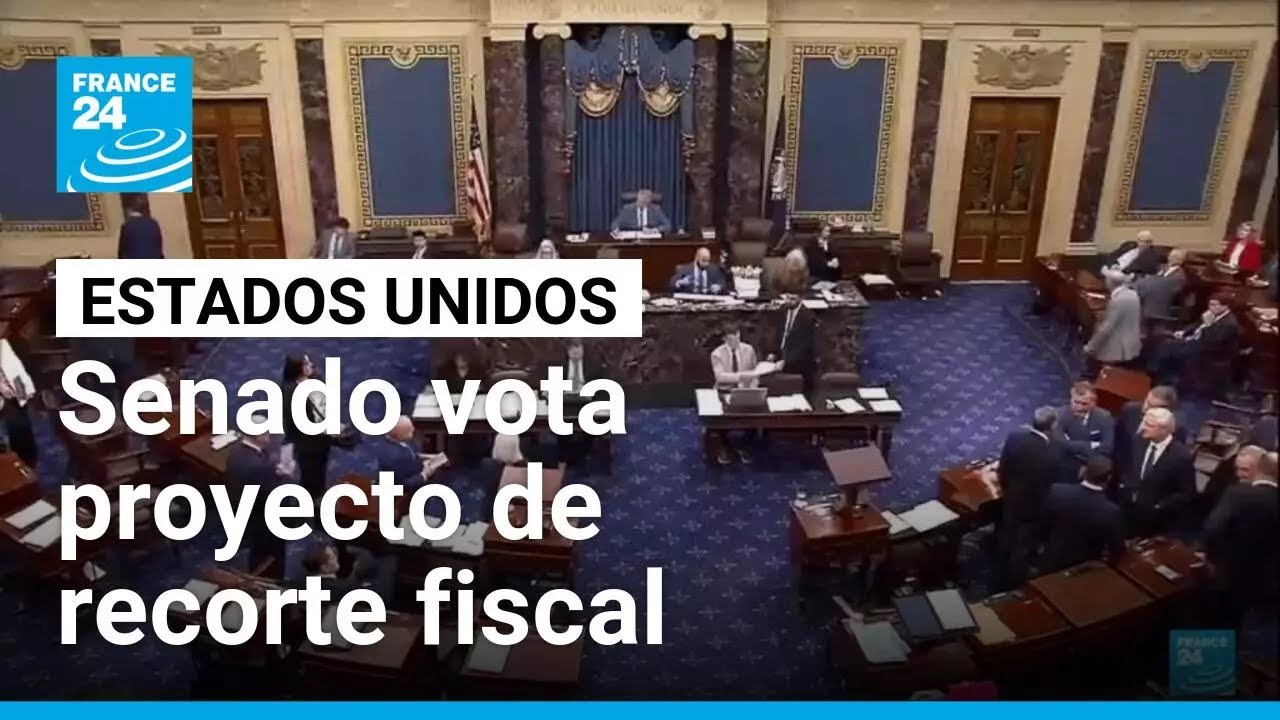 Continúa votación de proyecto de ley sobre recortes fiscales de Trump • FRANCE 24 Español
