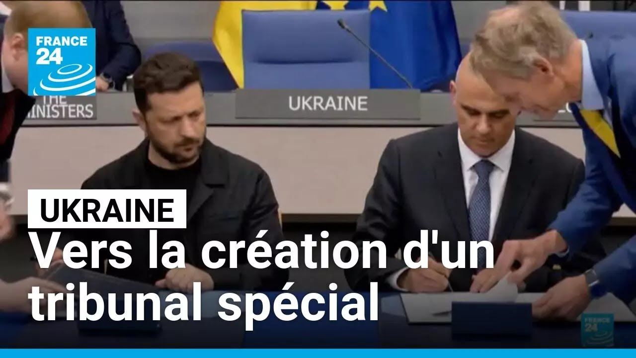 Guerre en Ukraine : vers la création d'un tribunal spécial • FRANCE 24