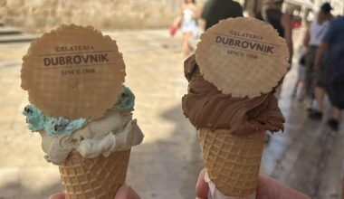 Best gelato in Dubrovnik? I’m still dreaming of this 🍦