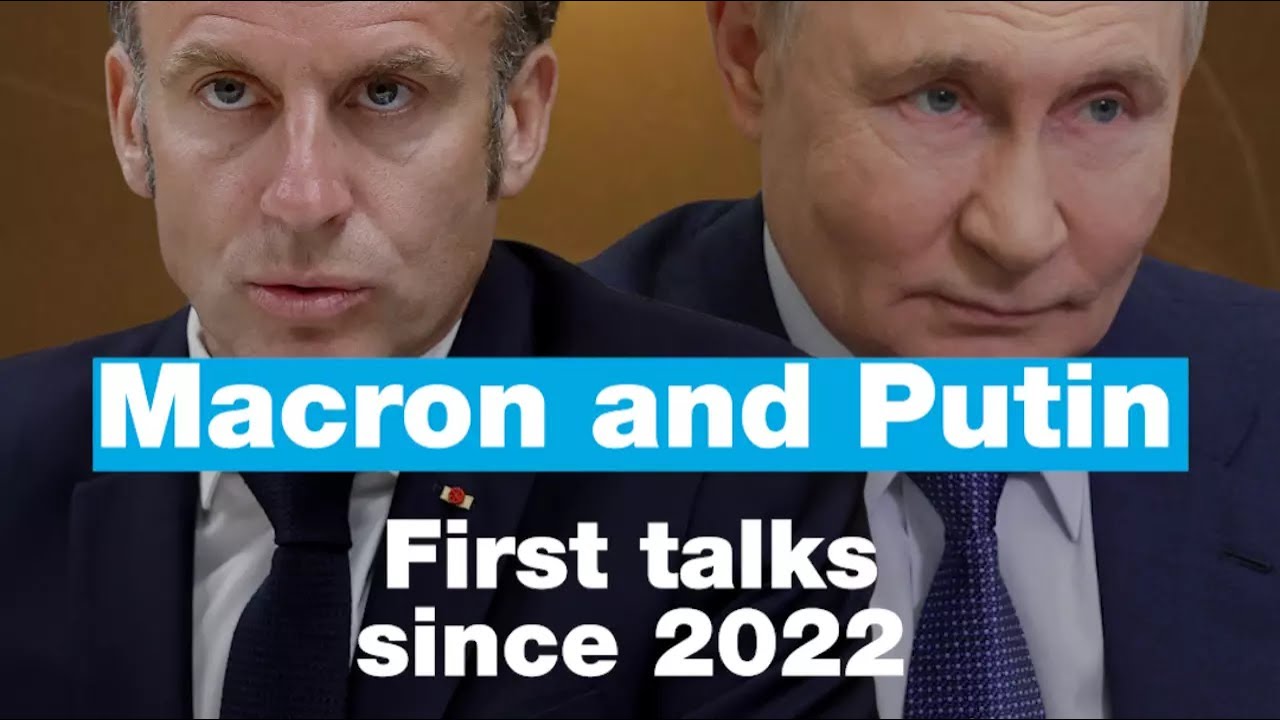 Putin and Macron discuss Iran, Ukraine in first phone call in nearly three years • FRANCE 24