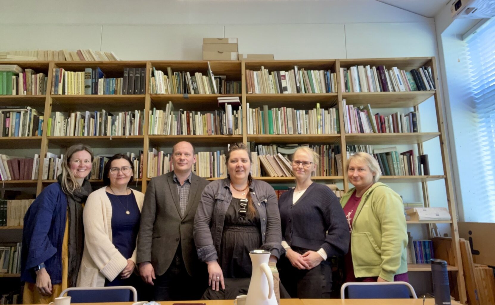 Board members of the Language Museum and researchers from the Section for Baltic Sutudies.