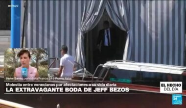 Informe desde Roma: Polémica por ostentosa boda de Jeff Bezos y Lauren Sánchez • FRANCE 24