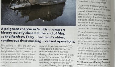 A little bit of Scottish history quietly slipped away