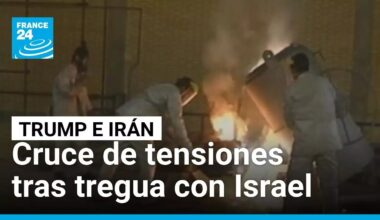 Cruce de tensiones entre Trump e Irán tras tregua con Israel • FRANCE 24 Español
