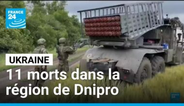 Ukraine : au moins onze morts dans des frappes russes dans la région de Dnipropetrovsk