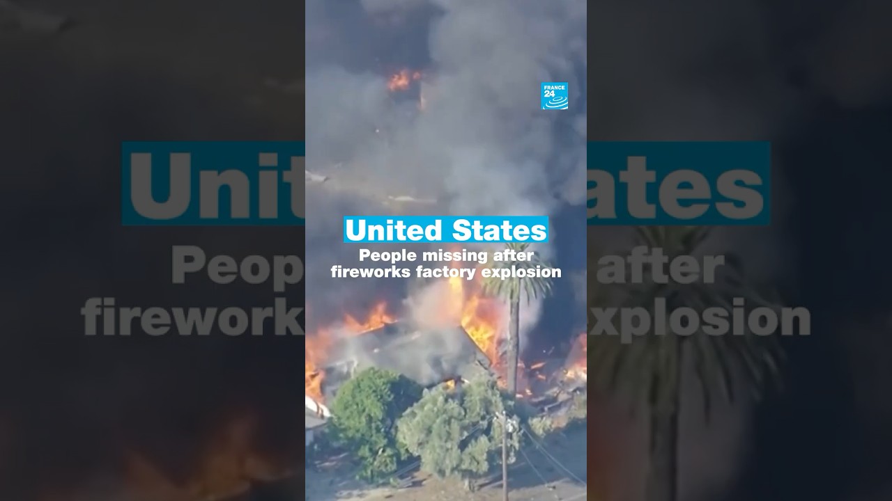 United States: People missing after #fireworks factory explosion • FRANCE 24 English
