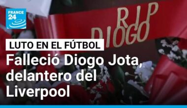 Diogo Jota, delantero del Liverpool, falleció en accidente de tránsito en España • FRANCE 24