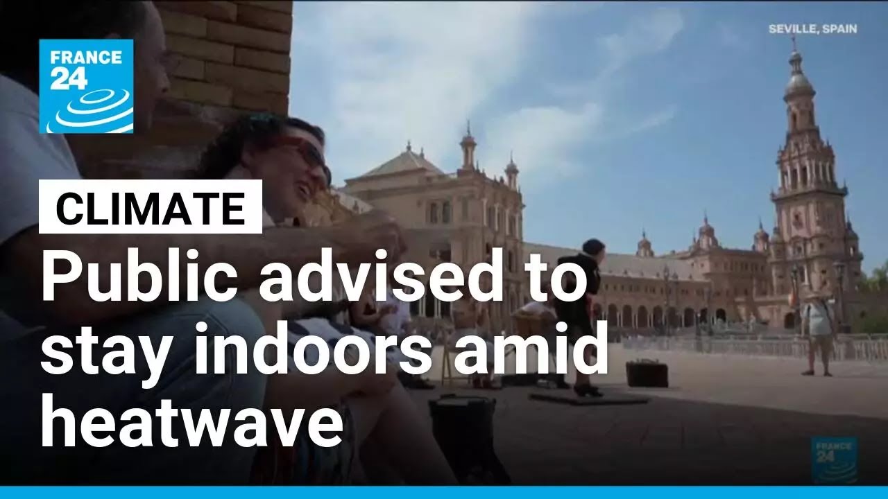 Red alert: Soaring temperatures prompt stay-home warnings across Europe • FRANCE 24 English