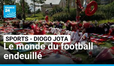 Mort de Diogo Jota : Liverpool et le monde du football endeuillés • FRANCE 24
