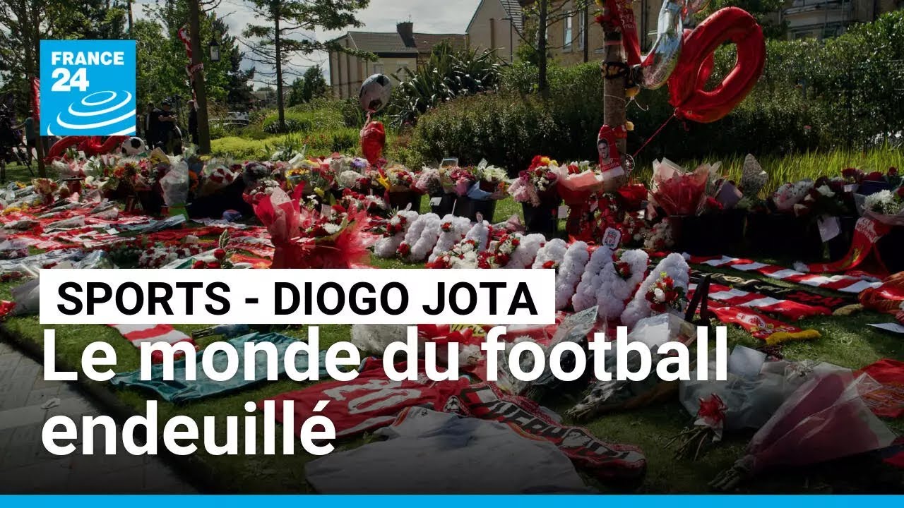 Mort de Diogo Jota : Liverpool et le monde du football endeuillés • FRANCE 24