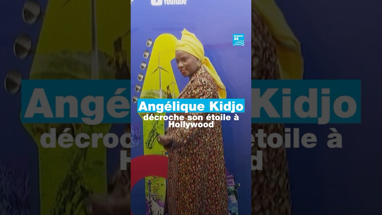 La chanteuse africaine Angélique Kidjo décroche son étoile à Hollywood • FRANCE 24