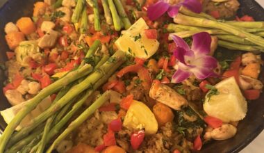 The most egregious abomination of a “paella” I’ve ever seen. Arroz con demasiadas cosas.
