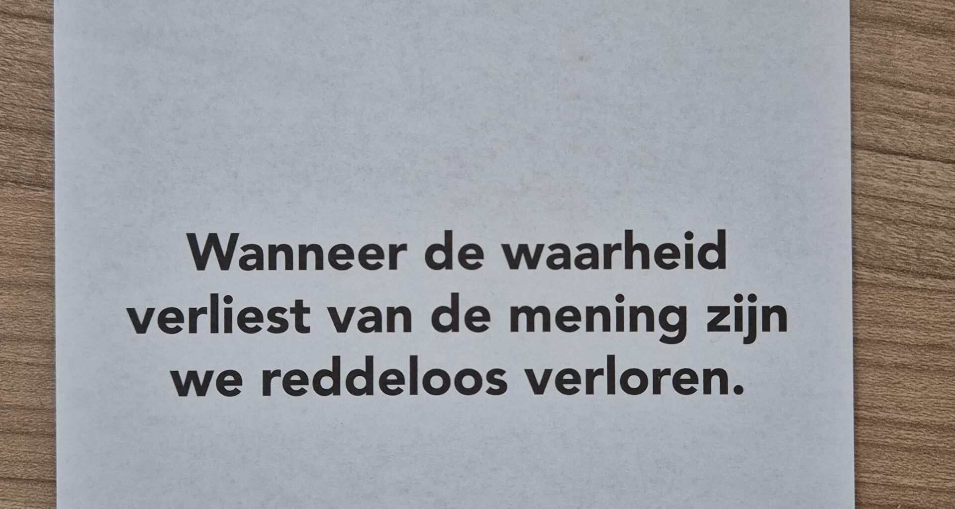 Hoe toepasselijk