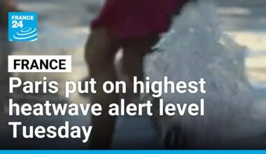 Paris put on highest heatwave alert level Tuesday: French weather agency • FRANCE 24 English