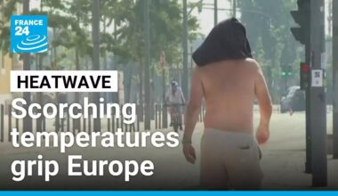 Scorching temperatures grip Europe, putting regions on high alert • FRANCE 24 English