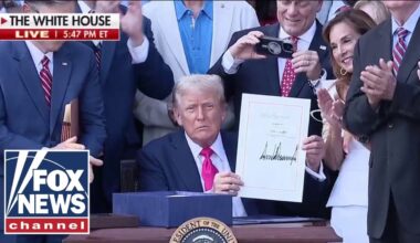 President Trump signs the 'big, beautiful bill' into effect